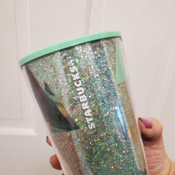 Starbucks Holiday Glitter Introduced in 2020 24 oz. TALL TUMBLER W/Screw on Lid - Picture 9 of 12